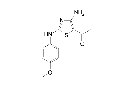 1-Ethanone, 1-[4-amino-2-[(4-methoxyphenyl)amino]-5-thiazolyl]-