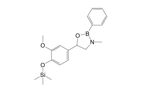 5-(3-methoxy-4-(trimethylsilyloxy)phenyl)-3-methyl-2-phenyl-1,3,2-oxazaborolidine