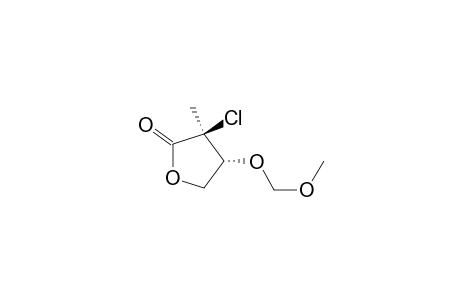 2(3H)-Furanone, 3-chlorodihydro-4-(methoxymethoxy)-3-methyl-, cis-(.+-.)-