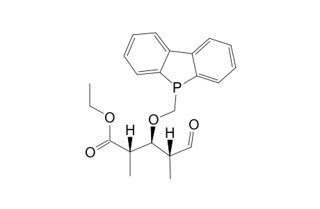 2,3-ANTI-3,4-ANTI-3-(DIBENZOPHOSPHOL-5-YLMETHOXY)-2,4-DIMETHYL-5-OXO-PENTANOIC-ACID-ETHYLESTER