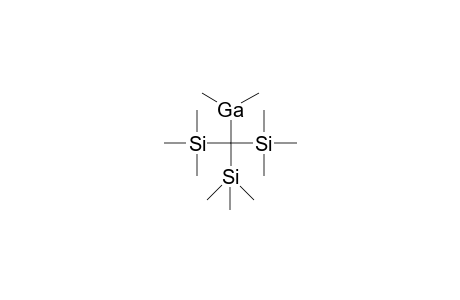 [Tris(trimethylsilyl)methylgalliumdimethyl] complex