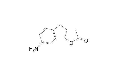 7-Amino-3,3a,4,8b-tetrahydroindeno[1,2-b]furan-2-one