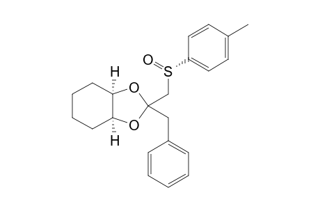 (Rs)-8-endo-Benzyl-8-exo-(p-tolylsulfinyl)methyl-7,9-dioxa-cis-bicyclo[4.3.0]nonane