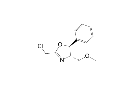 (4S,5S)-2-(chloromethyl)-4-(methoxymethyl)-5-phenyl-4,5-dihydro-1,3-oxazole