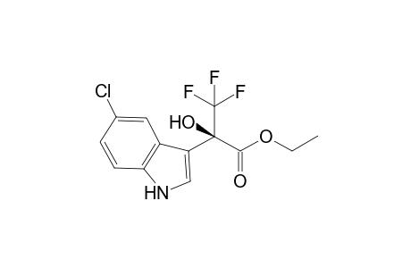 (R)-Ethyl 3,3,3-trifluoro-2-hydroxy-2-(5-chloro-indol-3-yl)propanoate