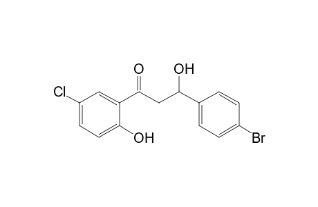 1-(5-Chloro-2-hydroxyphenyl)-3-(4-bromophenyl)-3-hydroxypropan-1-one