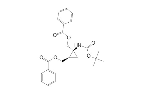 (1S,2R)-(+)-1,2-Bis(benzoyloxymethyl)-1-N-(tert-butoxycarbonylamino)cyclopropane