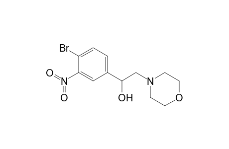 4-Morpholineethanol, .alpha.-(4-bromo-3-nitrophenyl)-, monohydrochloride