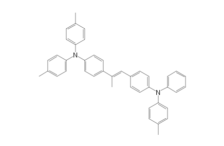 Benzenamine, 4-[2-[4-[bis(4-methylphenyl)amino]phenyl]-1-propen-1-yl]-N-(4-methylphenyl)-N-phenyl-