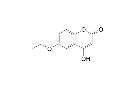 2H-1-benzopyran-2-one, 6-ethoxy-4-hydroxy-