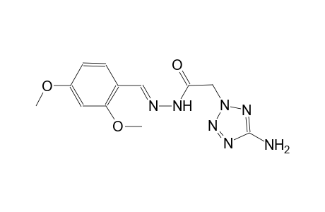 2-(5-amino-2H-tetraazol-2-yl)-N'-[(E)-(2,4-dimethoxyphenyl)methylidene]acetohydrazide