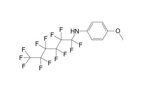 N-1,1,2,2,3,3,4,4,5,5,6,6,6-Tridecafluorohexyl-p-aminoanisole