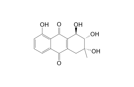 (1R,2S,3R)-1,2,3,8-tetrahydroxy-3-methyl-2,4-dihydro-1H-anthracene-9,10-dione