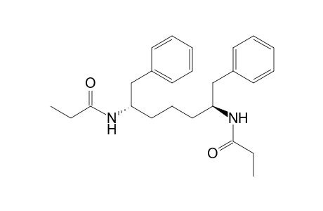 N-[(1S,5S)-1-benzyl-6-phenyl-5-(propanoylamino)hexyl]propanamide