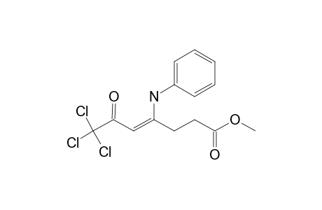 METHYL-7,7,7-TRICHLORO-4-PHENYLAMINO-6-OXO-4-HEPTENOATE