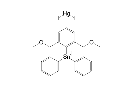 [2,6-Bis(methoxymethyl)phenyl]diphenyltin triiodomercurate