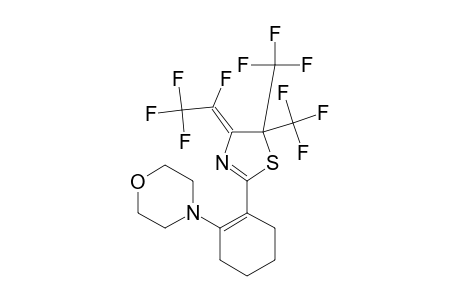 2-(2-MORPHOLINO-1-CYCLOHEXYL)-PERFLUORO-4,5-DIHYDRO-5,5-DIMETHYL-4-ETHYLIDENE-1,3-THIAZOLE