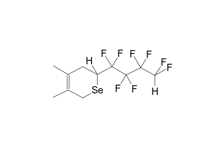 3,6-DIHYDRO-2-OCTAFLUOROBUTYL-4,5-DIMETHYLSELENAIN