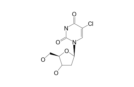 1-(2-Deoxy-beta-D-lyxofuranosyl)-5-chlorouracil