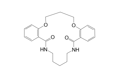 5,13-Dioxo-6,12-diaza-2,16-dioxa-3,4 : 14,15-dibenzo-tricyclooctadeca-3,14-diene