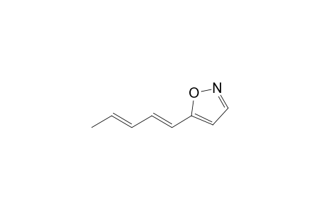 Isoxazole, 5-(1,3-pentadienyl)-, (E,E)-