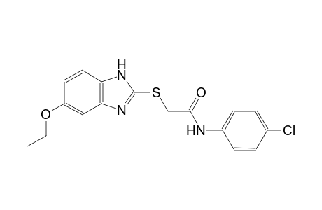 N-(4-chlorophenyl)-2-[(5-ethoxy-1H-benzimidazol-2-yl)sulfanyl]acetamide