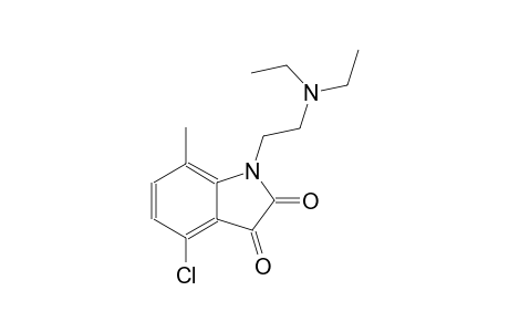 4-chloro-1-[2-(diethylamino)ethyl]-7-methyl-1H-indole-2,3-dione