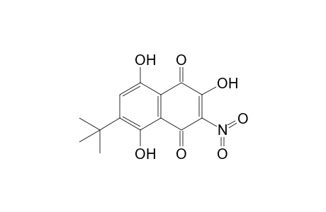 6(7)-tert-Butyl-2,5,8-trihydroxy-3-nitronaphthalene-1,4-dione