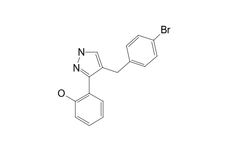 4-(4-Bromobenzyl)-3(5)-(2-hydroxyphenyl)pyrazole