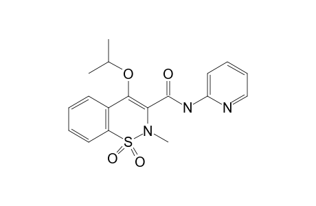 4-isopropoxy-1,1-diketo-2-methyl-N-(2-pyridyl)benzo[e]thiazine-3-carboxamide