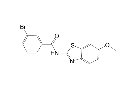 3-bromo-N-(6-methoxy-1,3-benzothiazol-2-yl)benzamide
