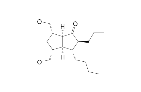(2S,3R,3aS,4R,6S,6aS)-3-butyl-4,6-dimethylol-2-propyl-3,3a,4,5,6,6a-hexahydro-2H-pentalen-1-one