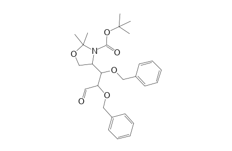 4-(1,2-Bis-benzyloxy-3-oxo-propyl)-2,2-dimethyl-oxazolidine-3-carboxylic acid tert-butyl ester