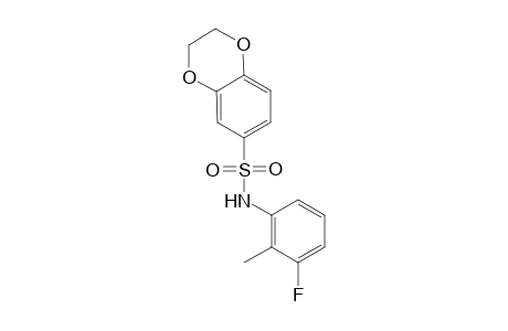 Benzo[1,4]dioxine-6-sulfonic acid, 2,3-dihydro-, (3-fluoro-2-methylphenyl)amide