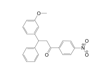 3-(3-Methoxyphenyl)-1-(4-nitrophenyl)-3-phenylpropan-1-one