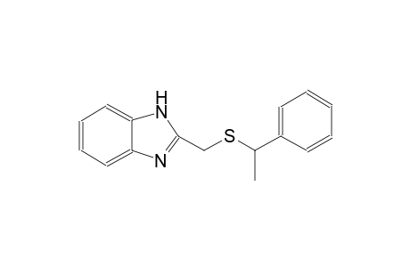 1H-benzimidazole, 2-[[(1-phenylethyl)thio]methyl]-