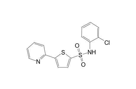 Benzenamine, 2-chloro-N-[5-(2-pyridyl)-2-thienylsulfonyl)-