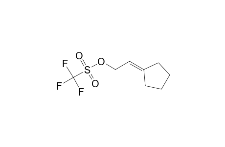 Methanesulfonic acid, trifluoro-, 1-cyclopentylideneethyl ester