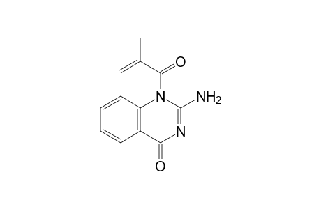 1-(1-Methylethenylcarbonyl)-2-aminoquinazol-4-one