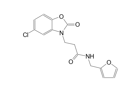 3-(5-chloro-2-oxo-1,3-benzoxazol-3(2H)-yl)-N-(2-furylmethyl)propanamide