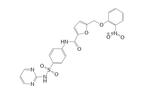 5-[(2-nitrophenoxy)methyl]-N-{4-[(2-pyrimidinylamino)sulfonyl]phenyl}-2-furamide