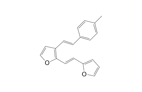 trans,trans-3-[2-(4-Methylphenyl)ethenyl]-2-(2-furylethenyl)furan