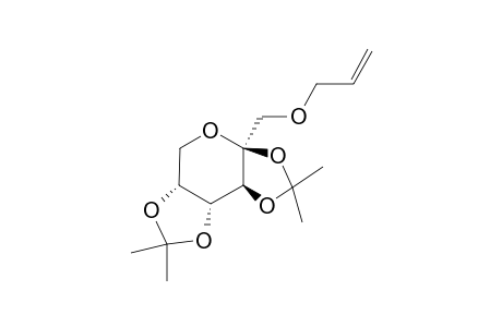 1-O-Allyl-2,3:4,5-di-O-isopropylidene-.beta.,D-fructo-pyranose