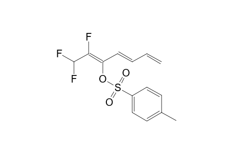 (2E,4E)-1,1,2-Trifluoro-3-(tosyloxy)hept-2,4,6-triene