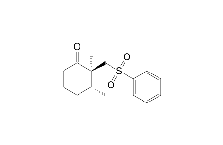 (2S,3R)-2,3-Dimethyl-2-(phenylsulfonylmethyl)cyclohexanone