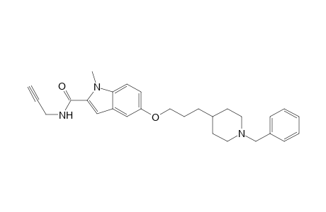 5-(3-(1-Benzylpiperidin-4-yl)propoxy)-1-methyl-N-(prop-2-yn-1-yl)-1H-indole-2-carboxamide