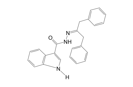 INDOLE-3-CARBOXYLIC ACID, (DIBENZYLMETHYLENE)HYDRAZIDE