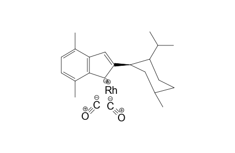 (-)-Dicarbonyl(eta-5-2-menthyl-4,7-dimethylindenyl)rhodium(I)