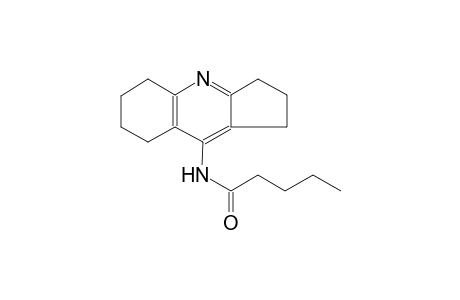 pentanamide, N-(2,3,5,6,7,8-hexahydro-1H-cyclopenta[b]quinolin-9-yl)-