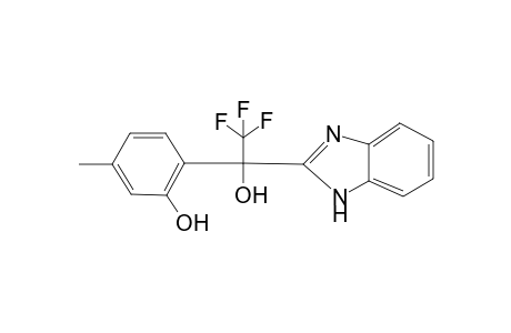 2-[1-(1H-benzimidazol-2-yl)-2,2,2-trifluoro-1-hydroxyethyl]-5-methylphenol